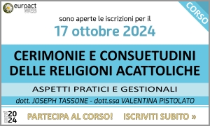 Cerimonie e consuetudini delle religioni acattoliche: aspetti pratici e gestionali