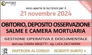 Obitorio, Deposito Osservazione Salme e Camera Mortuaria: gestione operativa e documentale